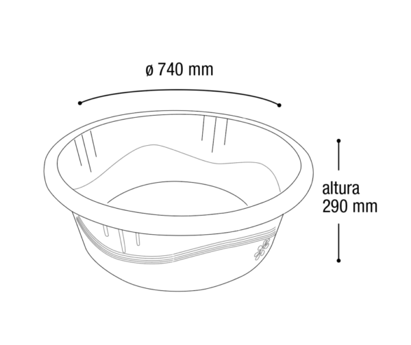 BACIA EXTRA GIGANTE - 100 LITROS - Image 2