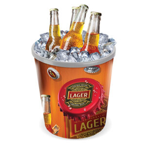 BALDE PARA GELO COM LABEL - 10 LITROS