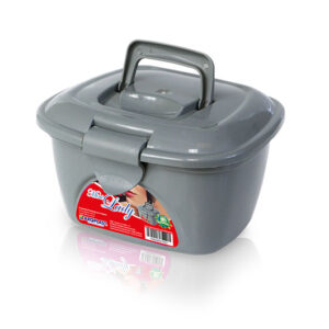 MINI MALETA LADY BOX PRATA - 07"