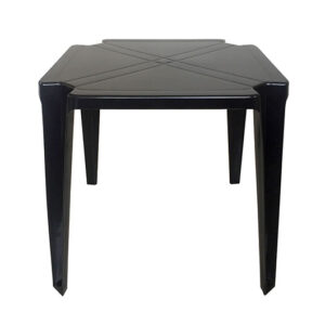 MESA MONOBLOCO QUADRADA PRETA