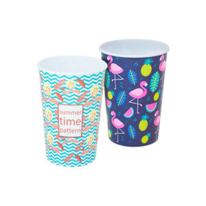 COPO PLÁSTICO LABEL FLAMINGO - 550ML