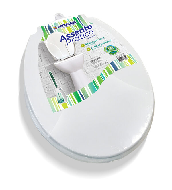 ASSENTO SANITÁRIO PRÁTICO - BRANCO