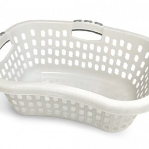CESTO TELADO ANGULAR BRANCO - 32 LITROS