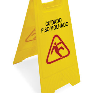 PLACA SINALIZADORA - PISO MOLHADO
