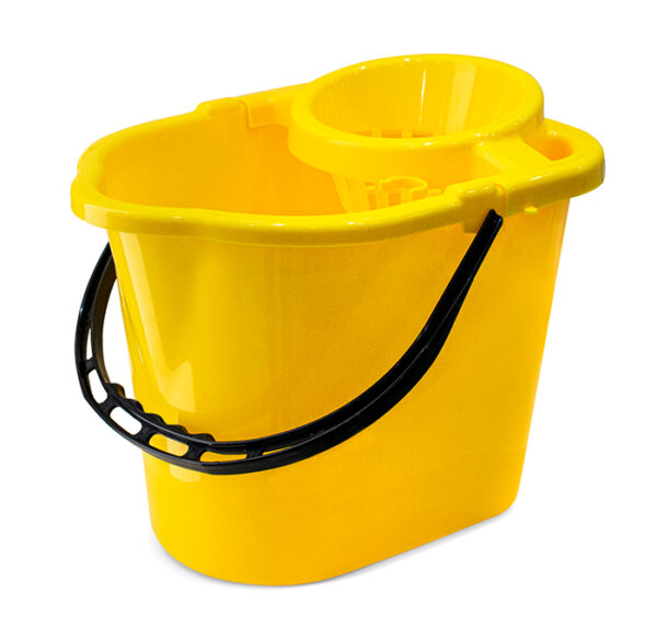 BALDE ESPREMEDOR AMARELO - 14 LITROS