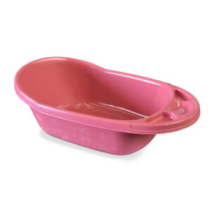 BANHEIRA INFANTIL DECORADA ROSA - 32 LITROS