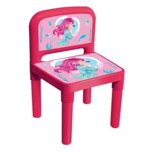 CADEIRINHA INFANTIL DESMONTÁVEL ROSA COM LABEL