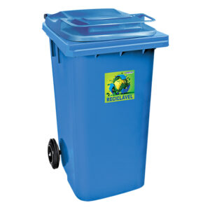 CESTO SELETIVO AZUL - 120 LITROS