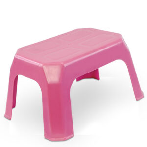 BANQUETA INFANTIL ROSA