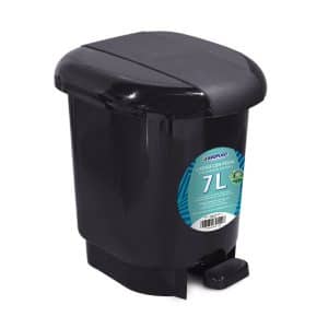 LIXEIRA COM PEDAL MONTADA - 7 LITROS