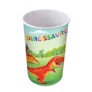 COPO PLÁSTICO LABEL DINOSSAUROS - 550ML