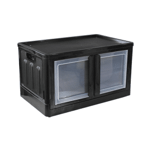 ORGANIZADOR DOBRÁVEL PORTA DUPLA PRETO - 30 LITROS
