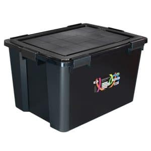 CONTAINER ORGANIZADOR MULTIUSO 6 TRAVAS - 80 LITROS
