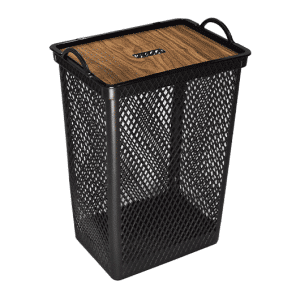CESTO TELADO TAMPA LABEL MADEIRA 49L