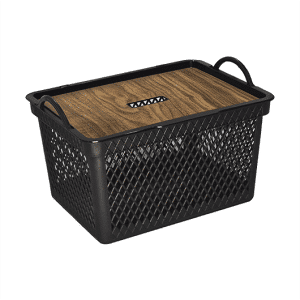 CESTO TELADO TAMPA LABEL MADEIRA 20L