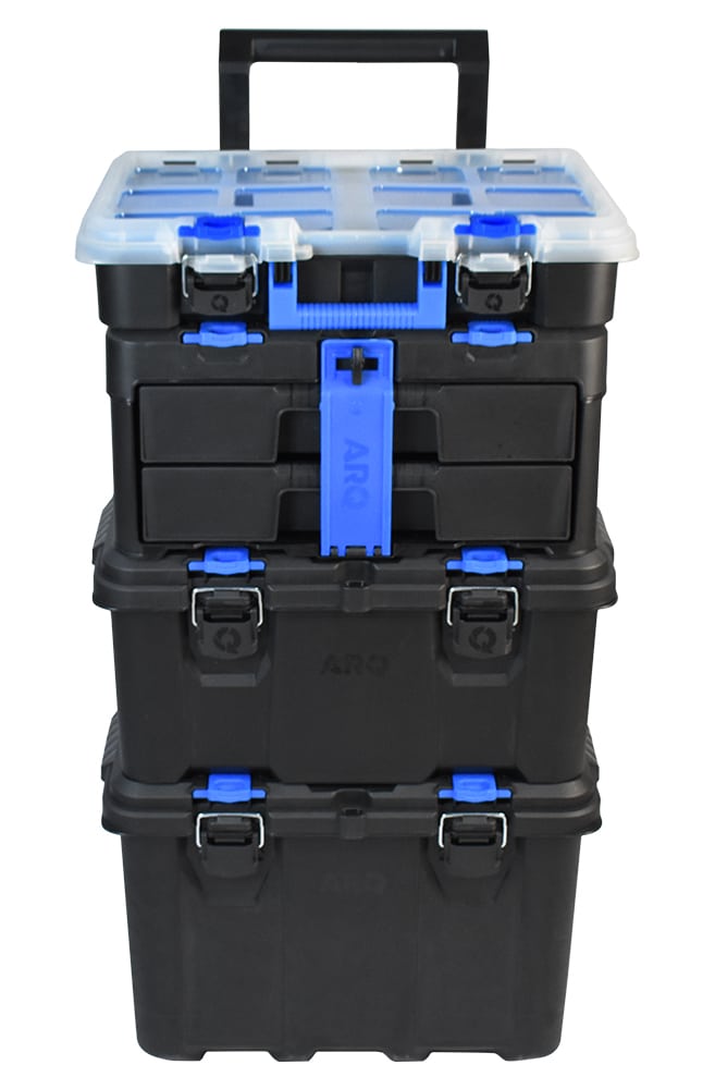 KIT CAIXA DE FERRAMENTAS MODULAR ULTRA BOX C RODAS 4 EM 1 - Imagem 3