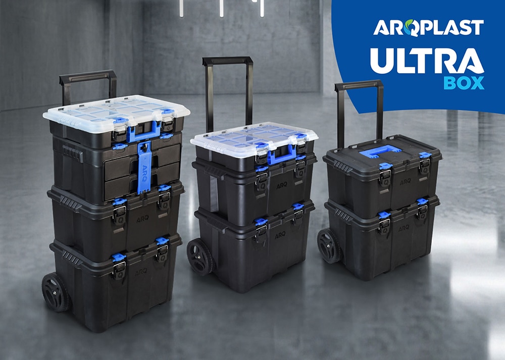 KIT CAIXA DE FERRAMENTAS MODULAR ULTRA BOX C RODAS 4 EM 1 - Imagem 2