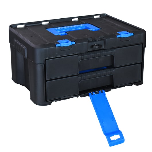 CAIXA DE FERRAMENTAS MODULAR ULTRA BOX 7004 COM GAVETAS TRILHO DE ACO - Imagem 5