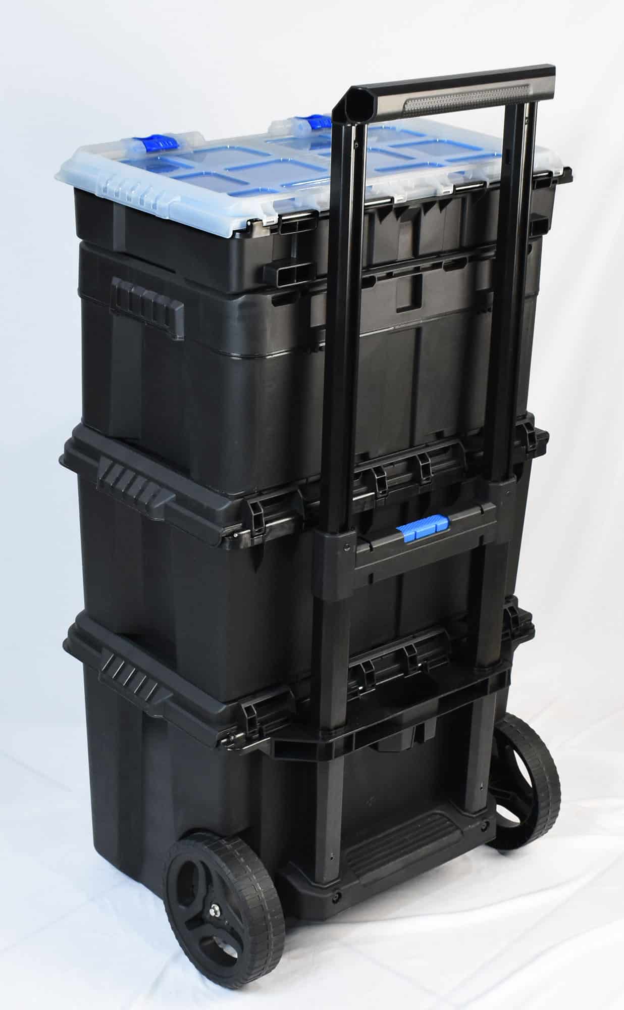 KIT CAIXA DE FERRAMENTAS MODULAR ULTRA BOX C RODAS 4 EM 1 - Imagem 2